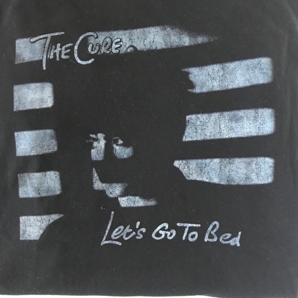 RARE 1993 The Cure “Let’s Go To Bed” T Shirt - Picture 2 of 4